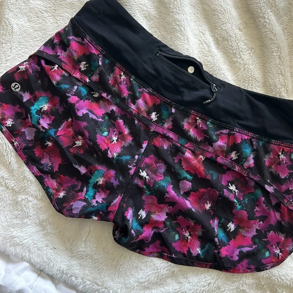 LULULEMON ATHLETICA Printed Speed up lined Running Short